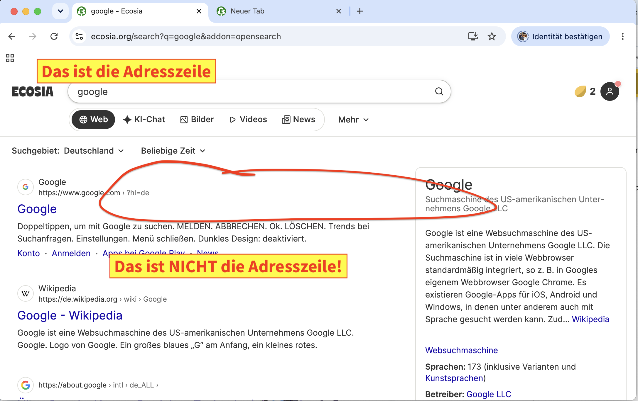 Abbildung: macOS Safari